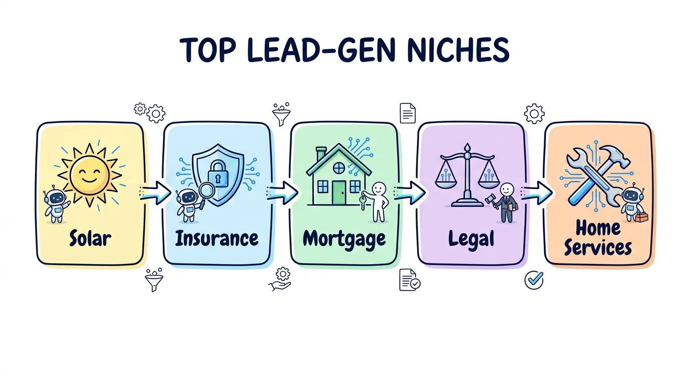 40 Best Lead Generation Niches for 2026 (Ranked by Payout)